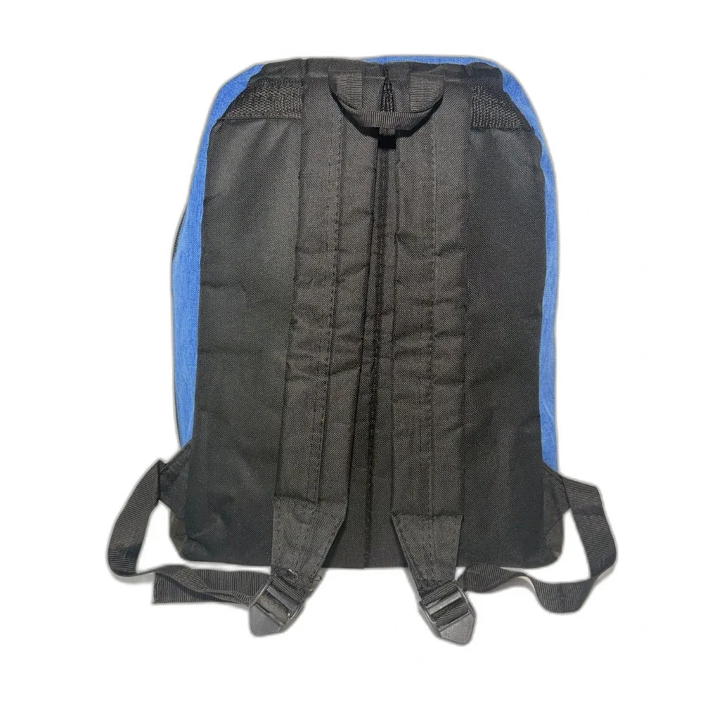 JanSport School Backpack Blue Travel Laptop Front Zip Pocket 16x13x6in